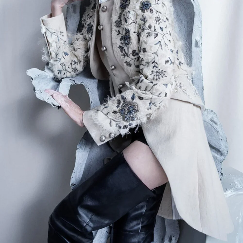 Zara Atelier Limited Edition Thigh High Leather Heeled Boots - Picture 8 of 8